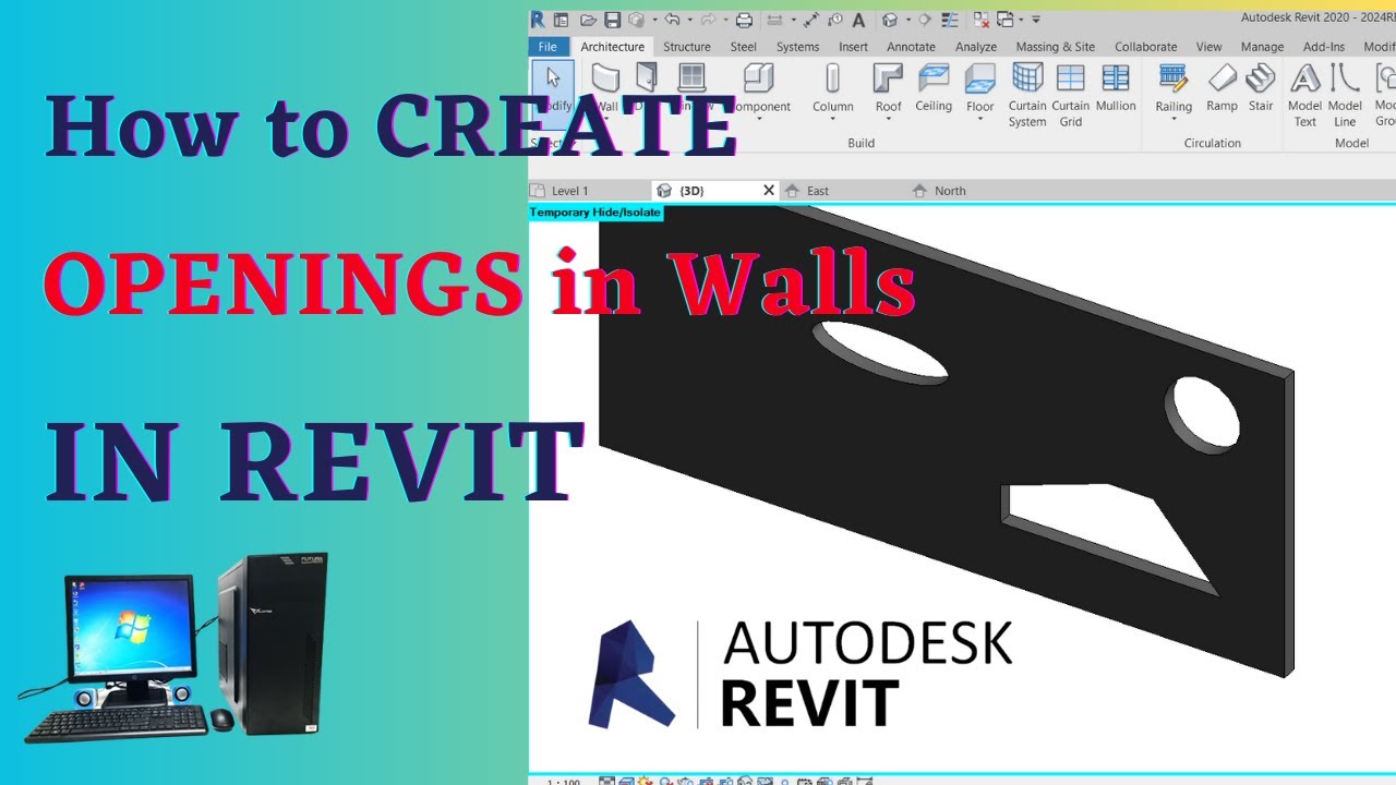 How to Create Openings in walls in Autodesk Revit