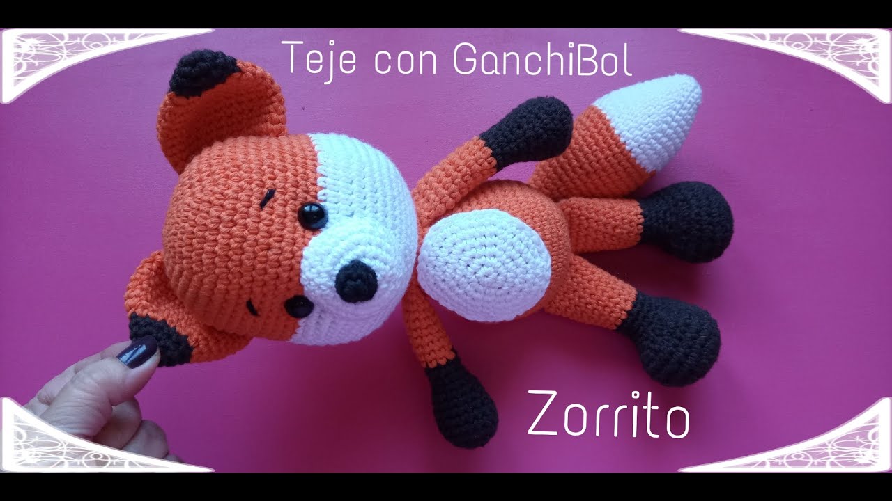 Zorrito // Teje con GanchiBol // Tutorial paso a paso amigurumi