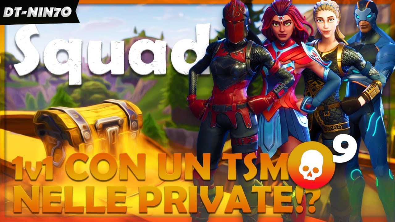 Fortnite // 1v1 CON UN TSM NELLE PRIVATE!? full match Squad #7 [Stream highlights]