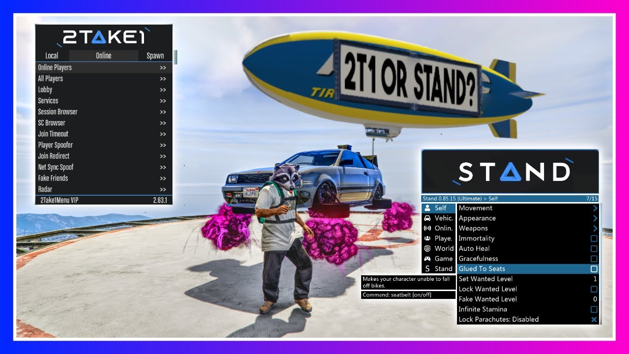 2TAKE1 VS STAND | WHAT'S THE BEST GTA 5 MOD MENU? (1.61) 2TAKE1 OR STAND?