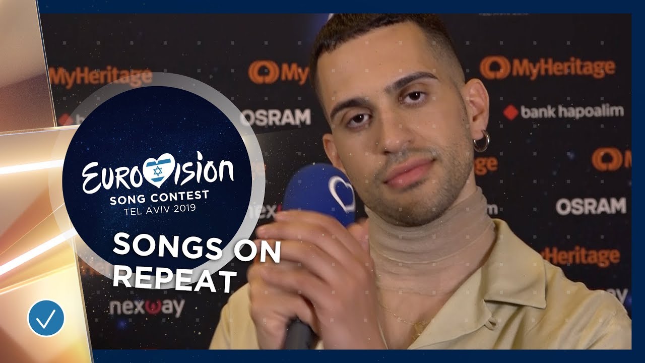 Which Eurovision 2019 songs do the artists play on repeat?