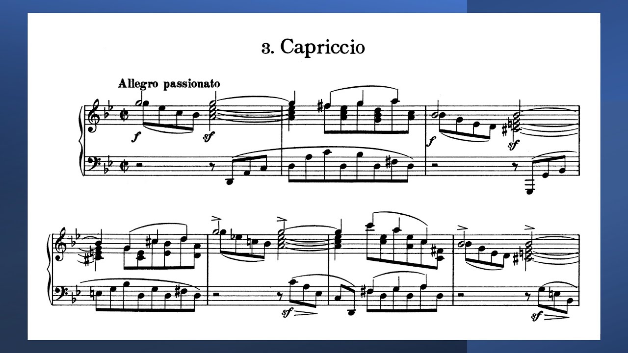 Johannes Brahms: Capriccio in G Minor, Op. 116 No. 3 - Masterful Performance by Hector Sanchez