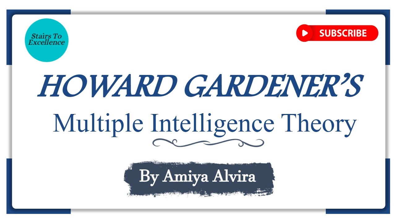 Howard Gardener's Multiple Intelligence Theory | MCQ's | Learning & Teaching | Amiya Alvira