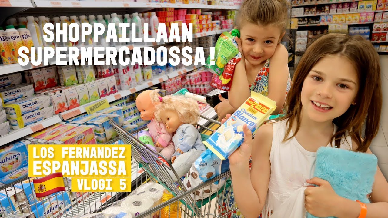 SHOPPAILUKIERROS ESPANJALAISESSA SUPERMARKETISSA  I Los Fernandez Espanjassa kausi 2 vlogi 5