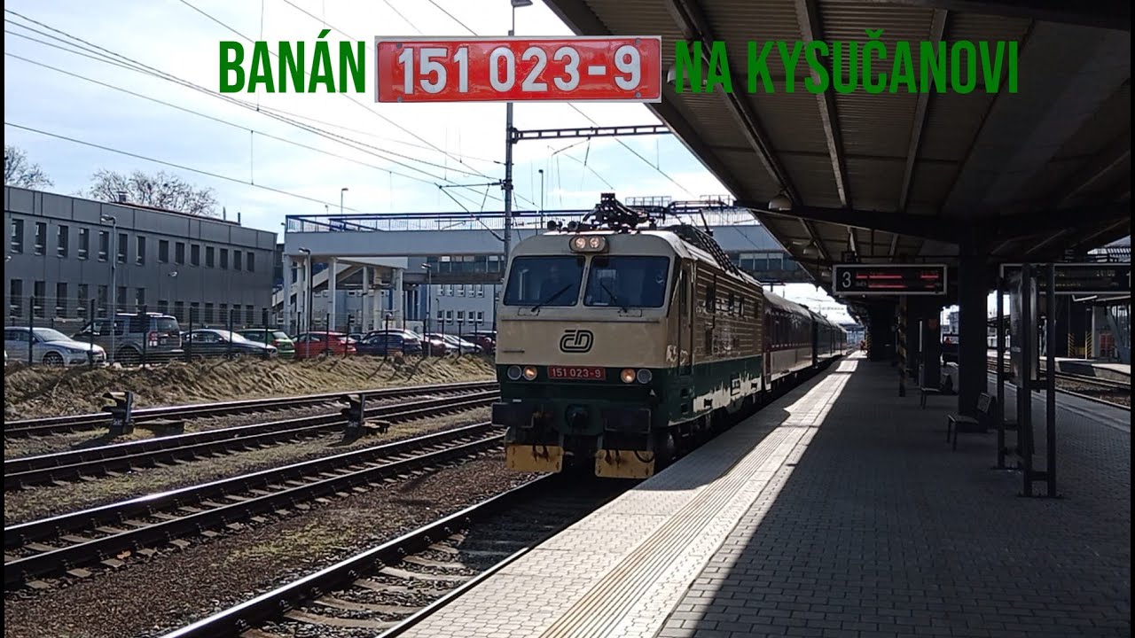 Ban&aacute;n 151 023 na R 347 Kysučan ve stanici Ostrava hl.n.