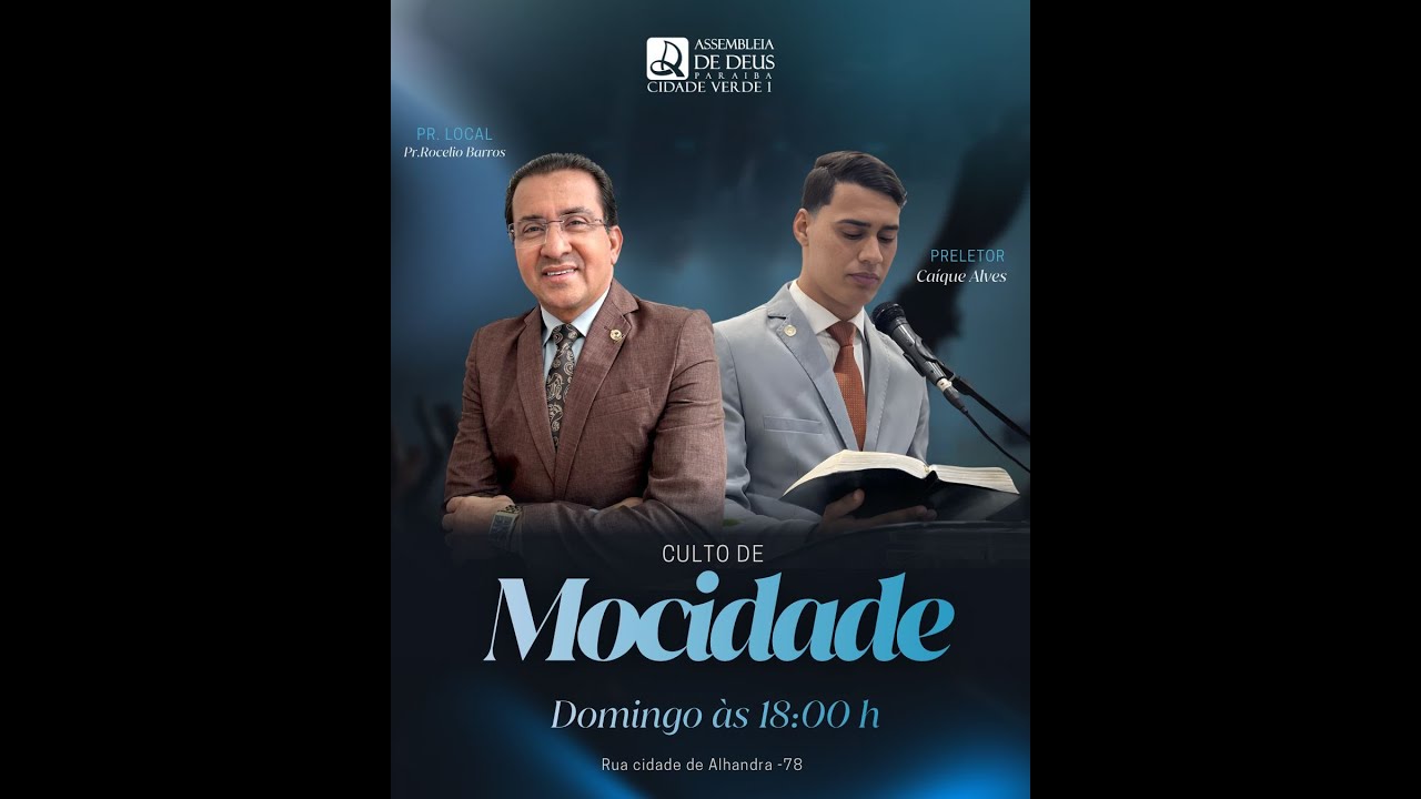 CULTO DE MOCIDADE 01/03/2026