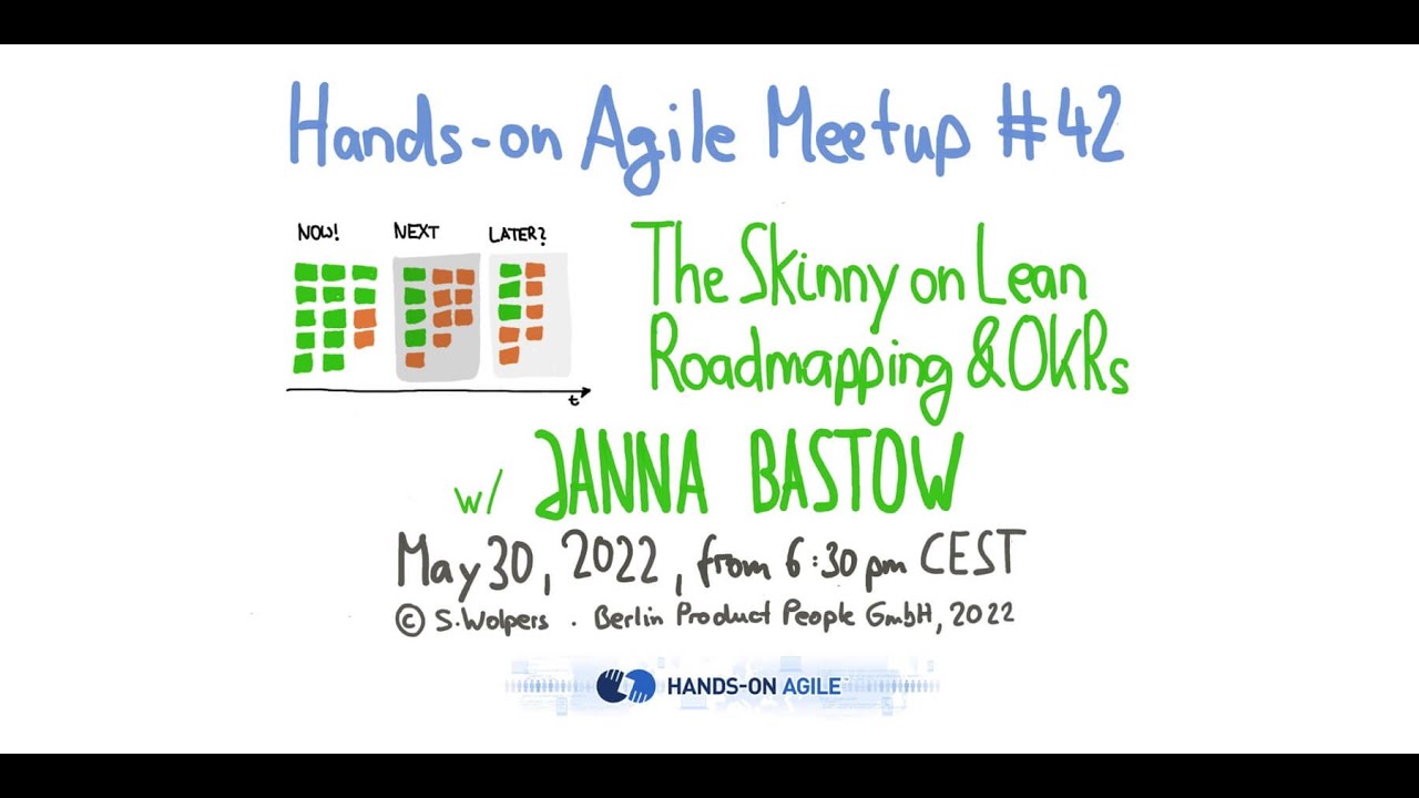Janna Bastow: Lean Roadmapping and OKRs — Hands-on Agile 42: