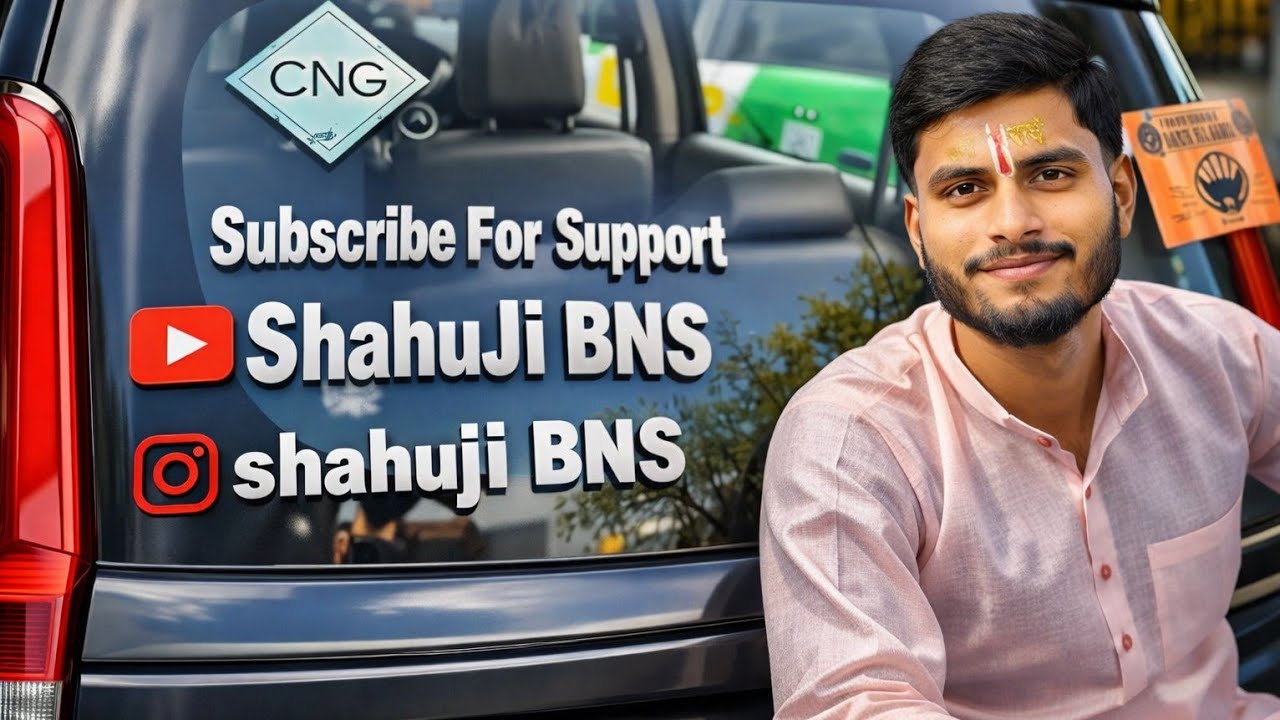 YouTube Ka Banner Laga Liya gadi per | Dash camera unboxing |