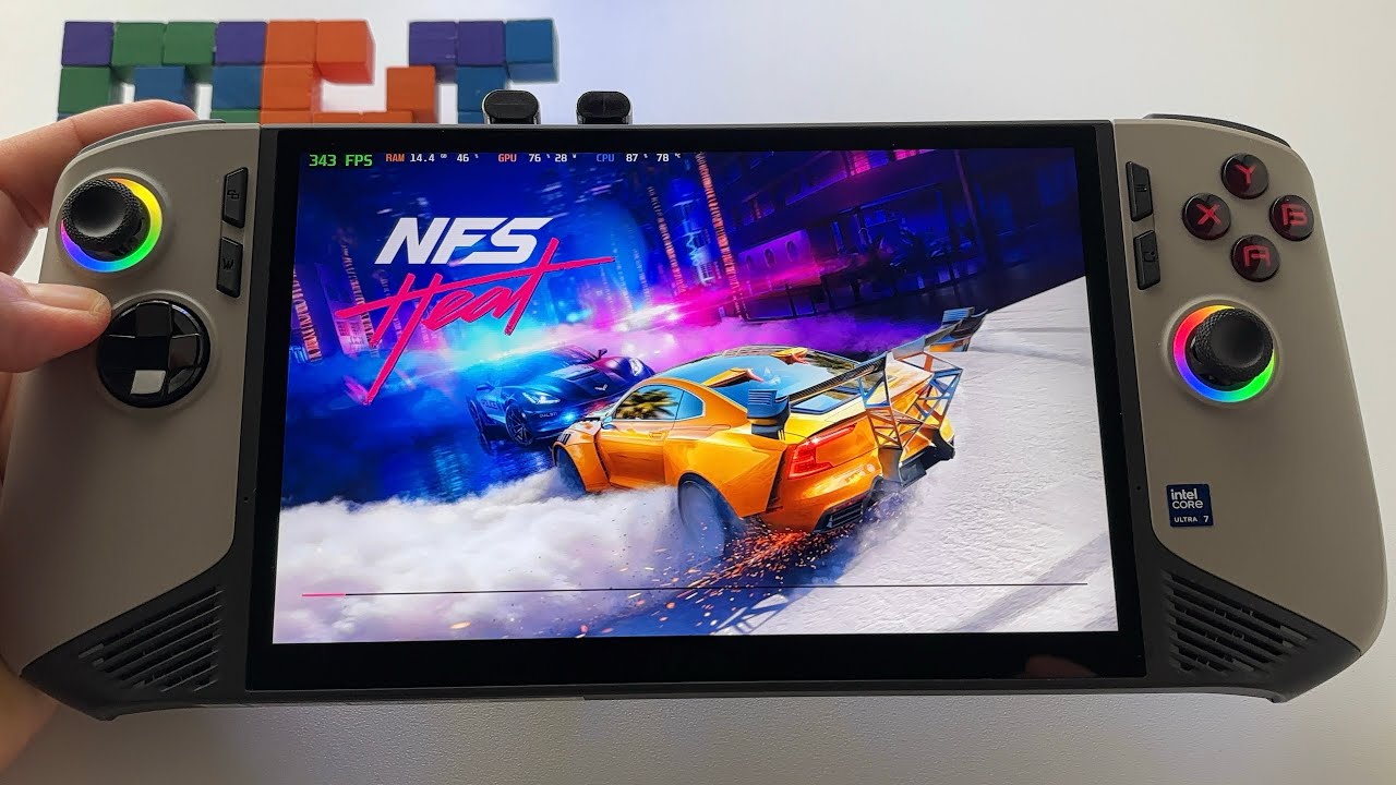 Need for Speed Heat | MSI Claw 8 AI+ gameplay | testing all graphics