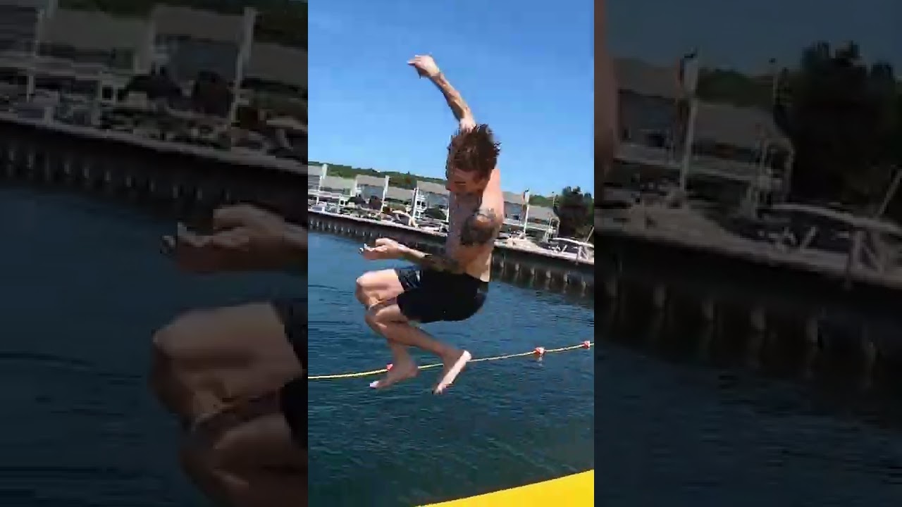 handstand front flip but its bad