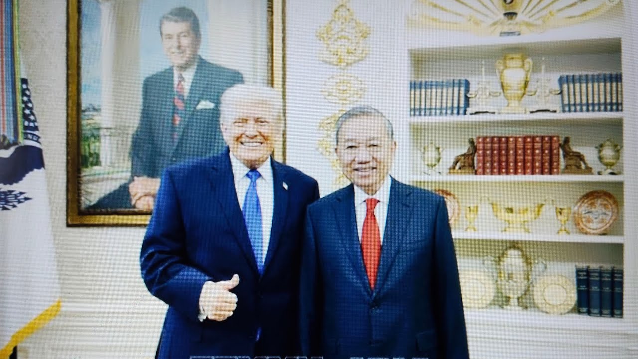 Chủ nhà Trump phấn khởi tiếp TBT Tô Lâm tại Nhà Trắng sau các thỏa thuận 1 triệu tỷ mua hàng của Mỹ.