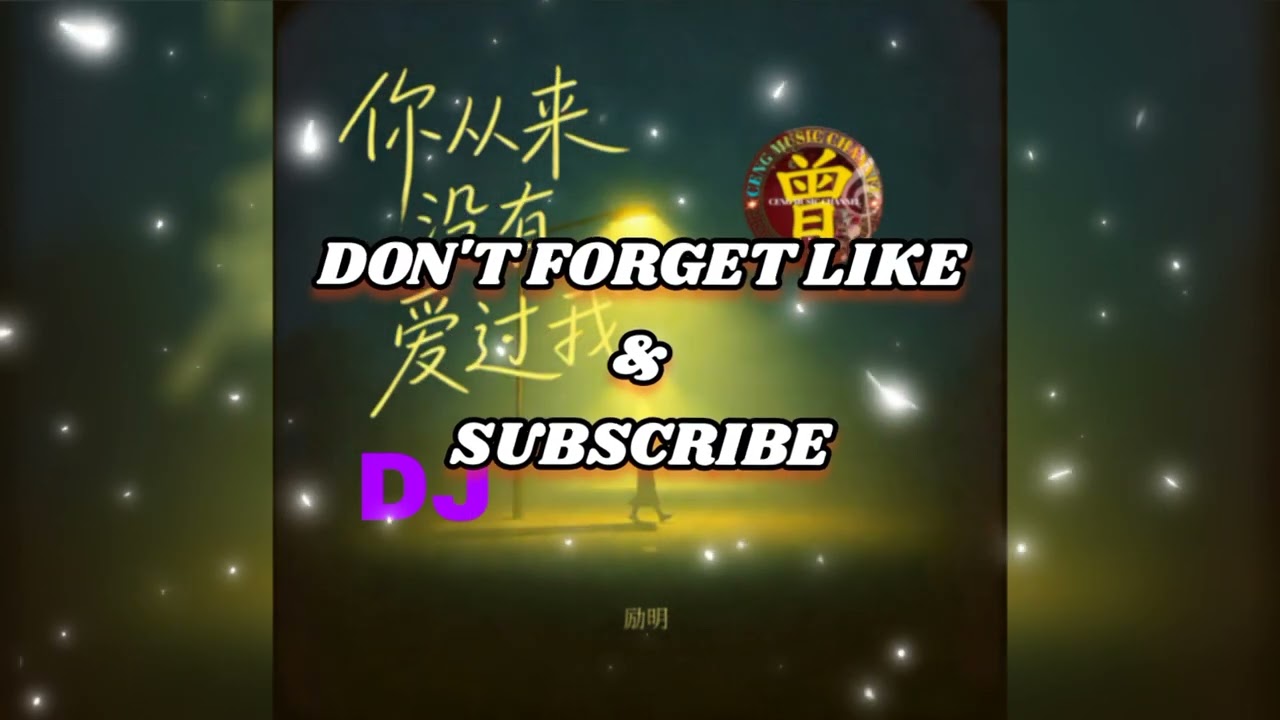 ▶️ 你从来没有爱过我 Ni cong lai mei you ai guo wo DJ默涵版 - 励明 Li ming 【中/pinyin】
