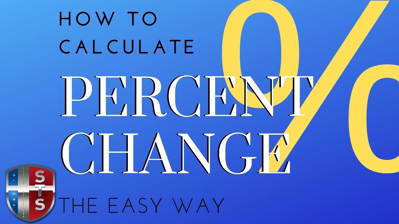 How to find percent change