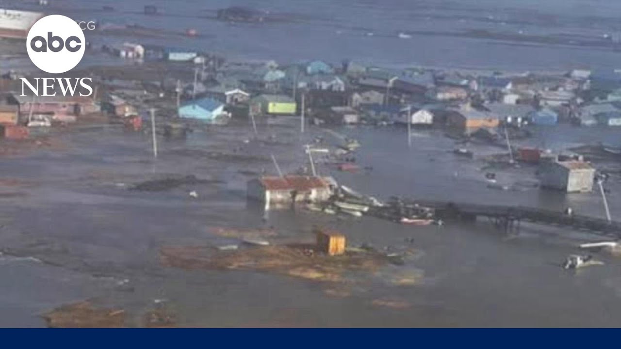 Hundreds rescued in Alaska after typhoon flooding
