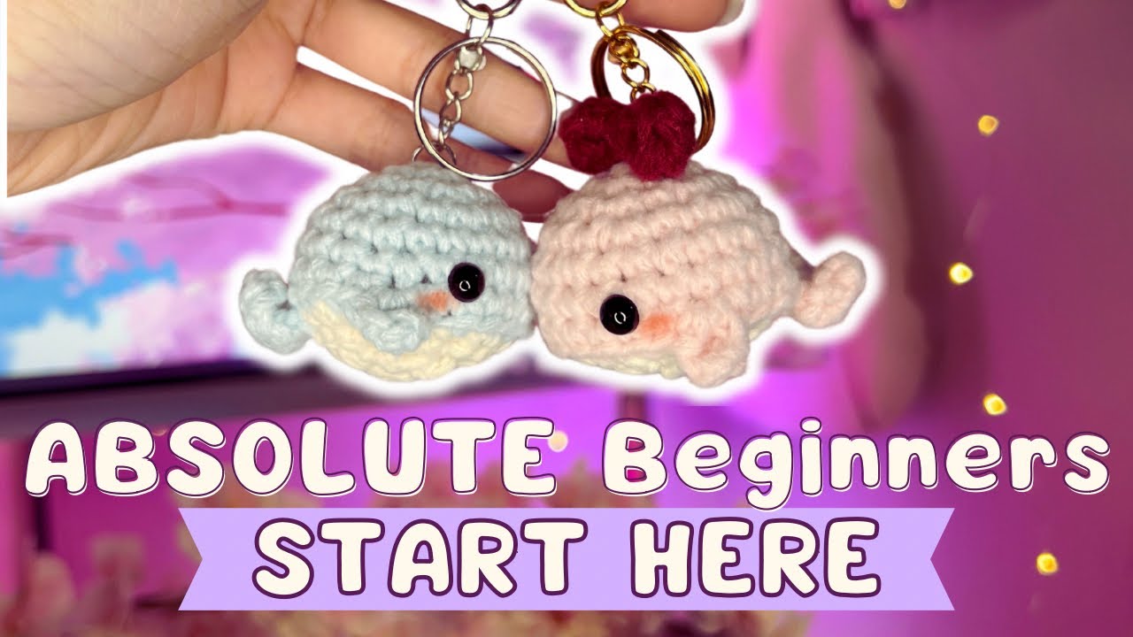 Want to learn how to crochet? | Amigurumi Crochet Basics | Kissing Whale Tutorial