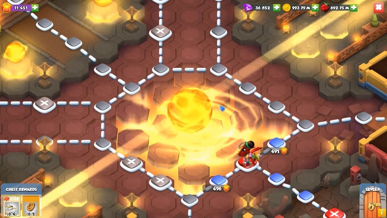 #DML Where is the Lucky Coin at level 8 ? - Dragon Mania Legends
