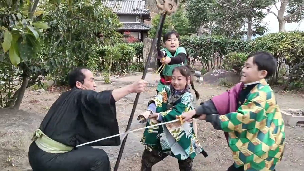2026.1.4殺陣ワークショップ製作作品「鬼生の刃」弐の段