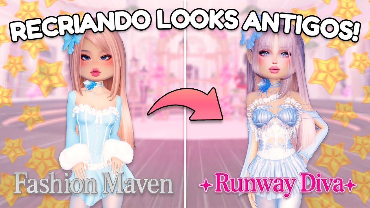 Recriando meus LOOKS ANTIGOS no DRESS TO IMPRESS!