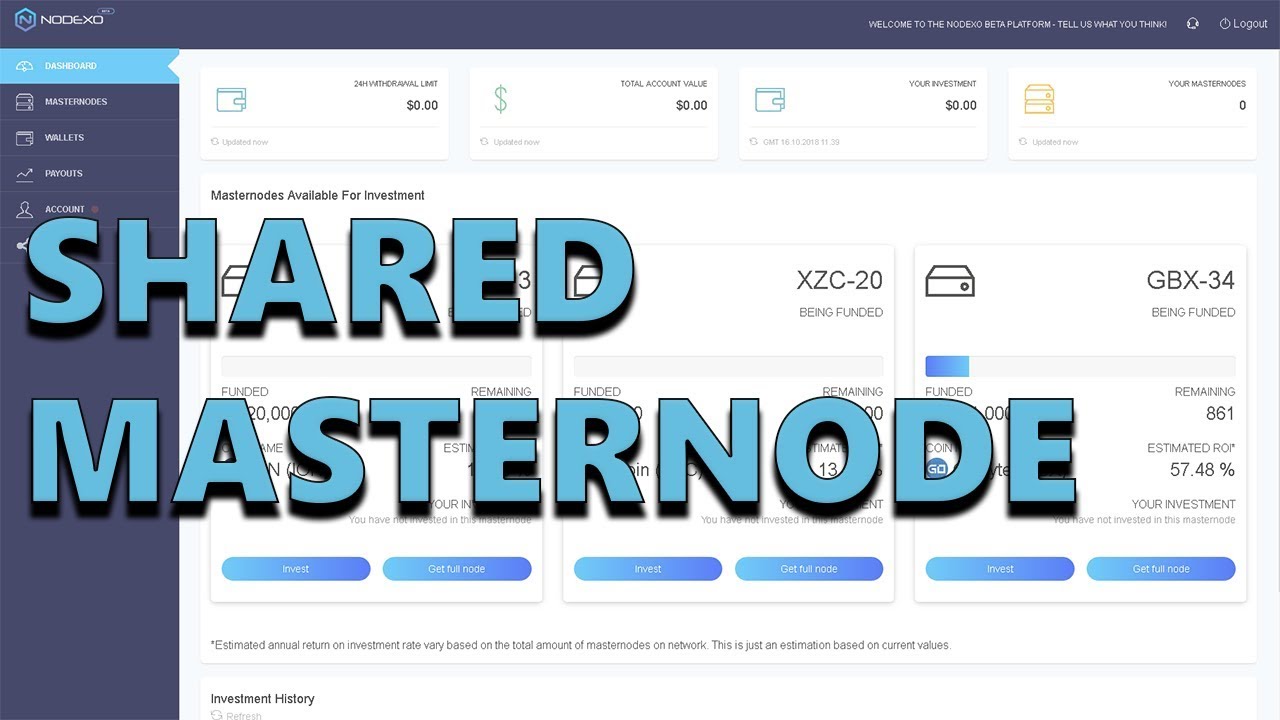 Nodexo - A New Cryptocurrency Shared Masternode Service