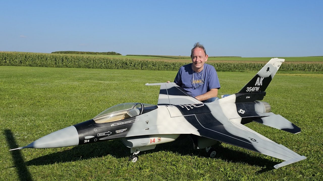 TopRC F16 1/6 Jet Turbine Kingtech K160G4+