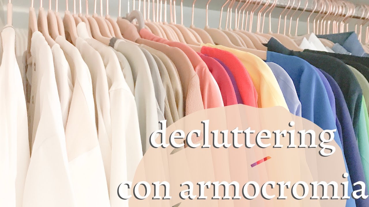 Decluttering armadio con armocromia
