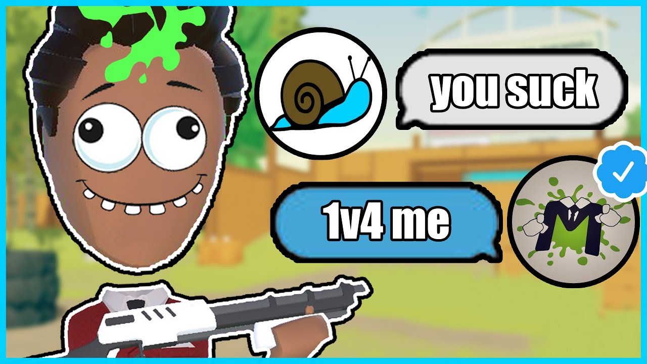 He's the best Paintballer in Rec Room...  but I have hacks.
