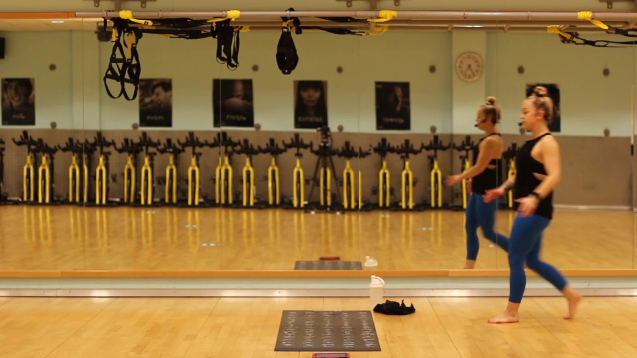 45 minute PiYo class with Jenna