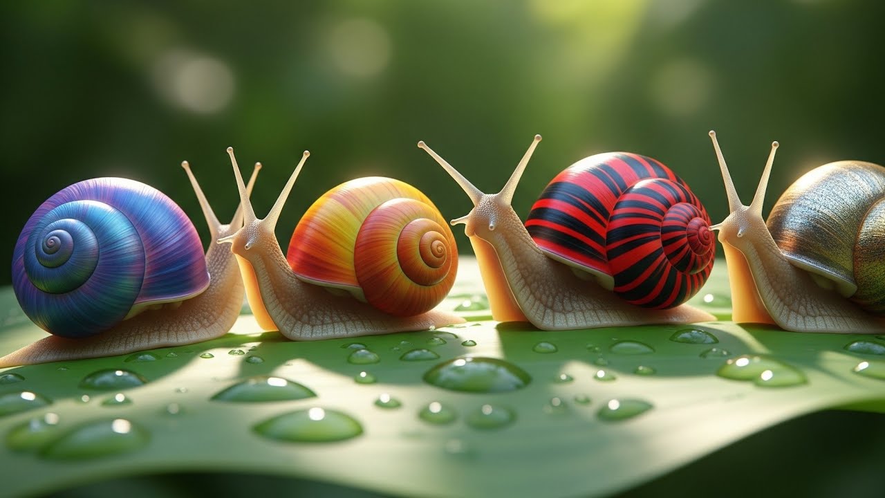 The migration of a group of snails