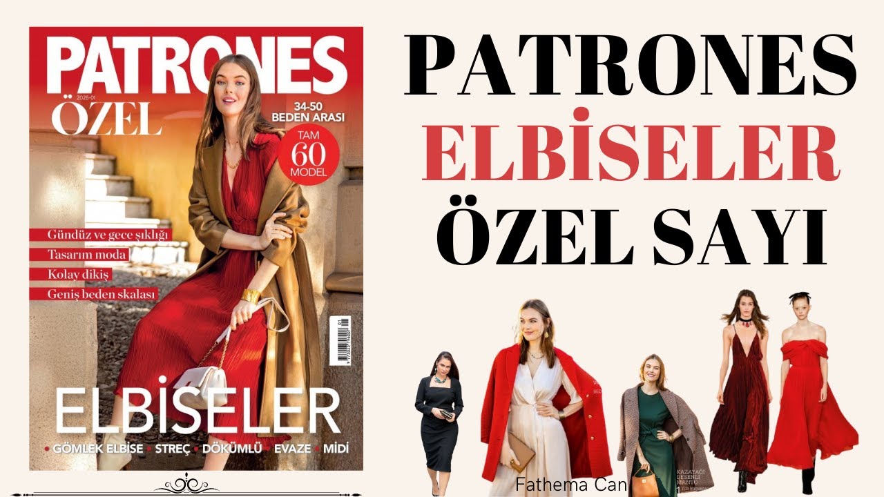 Patrones Dergisi Elbiseler Özel Sayı