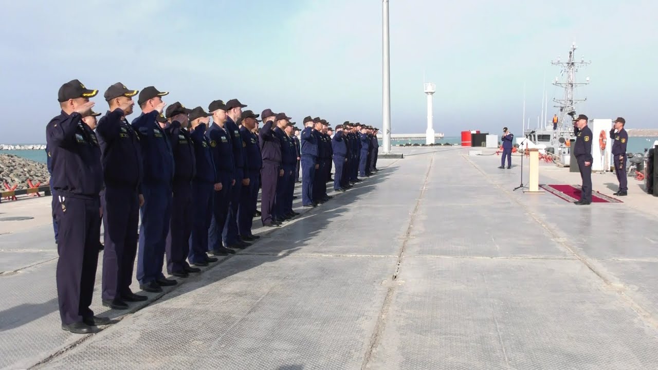 Военно-морские силы Казахстана отмечают свое 32-летие