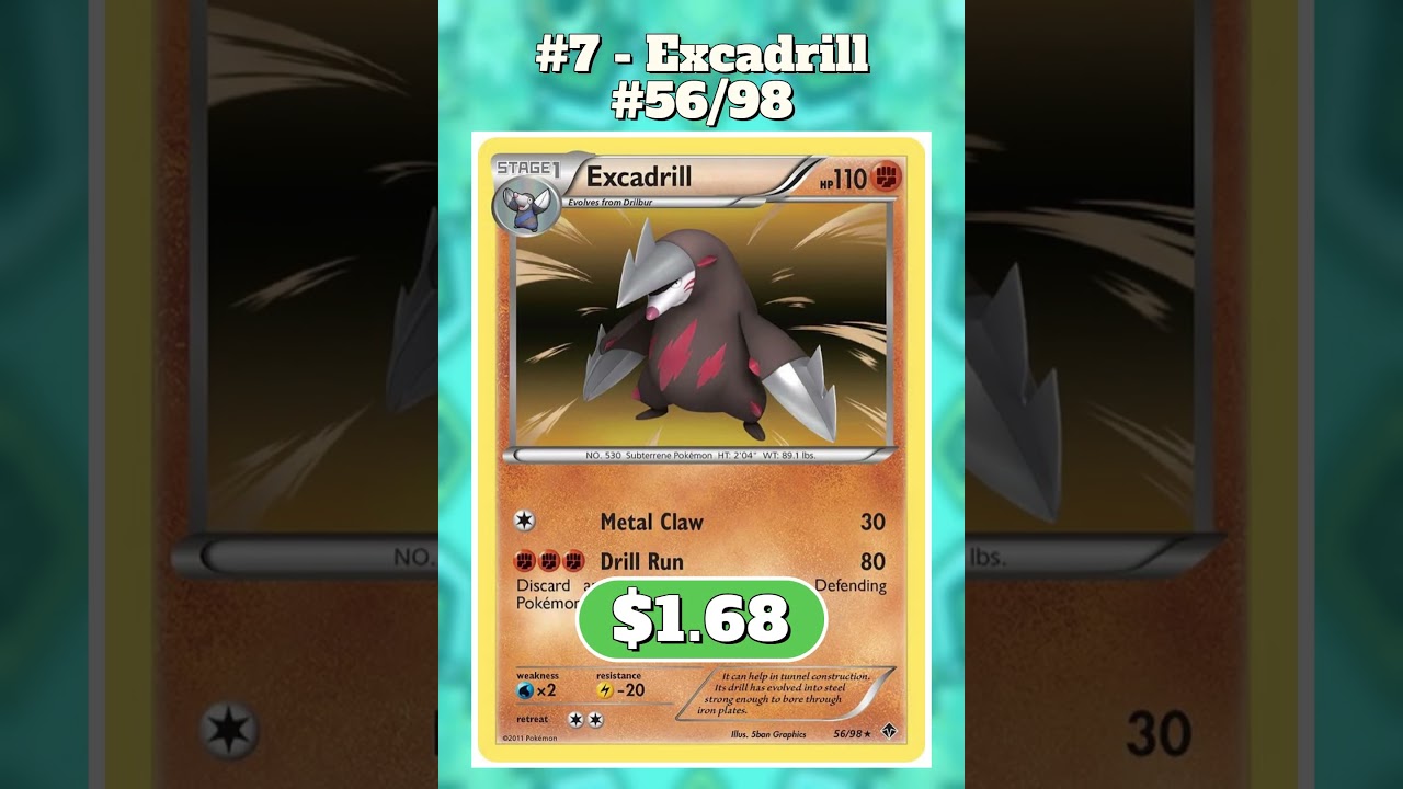 Top 10 Rarest & Most Expensive Pok&eacute;mon Emerging Powers Cards #pokemon #top10