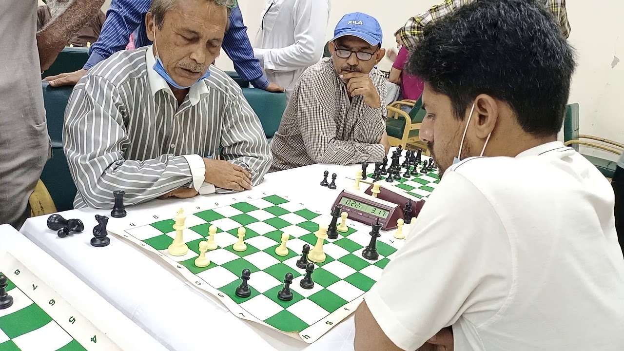 NM Aziz Farouqi (2265) VS Danish Jamil Butt (2080)