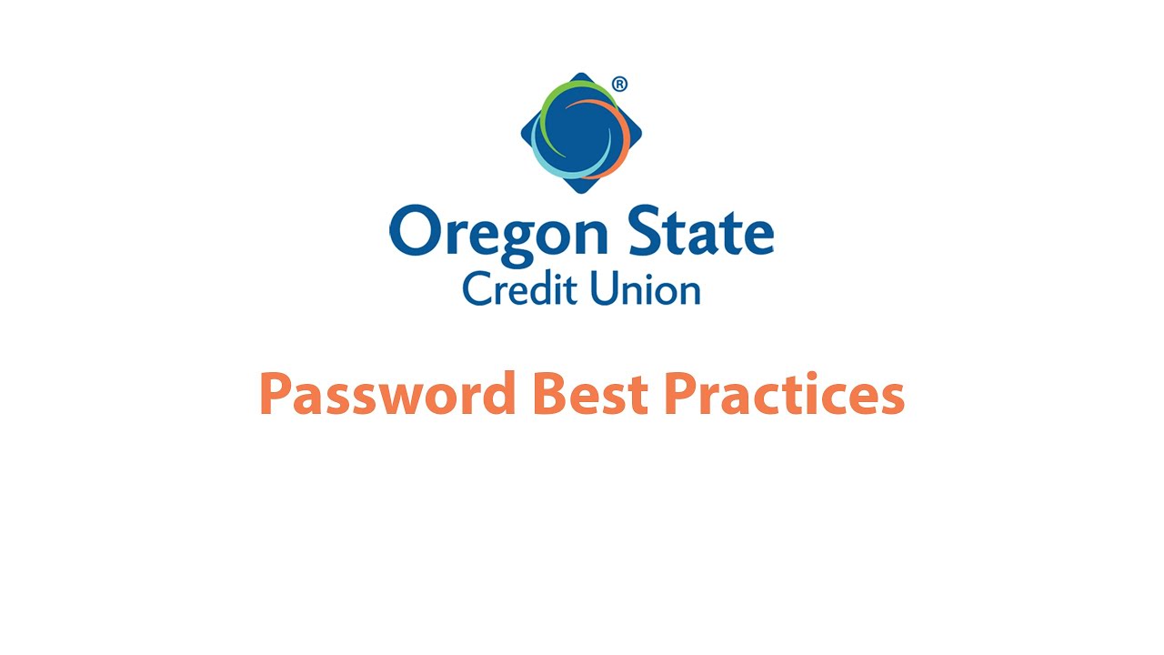 Password Best Practices
