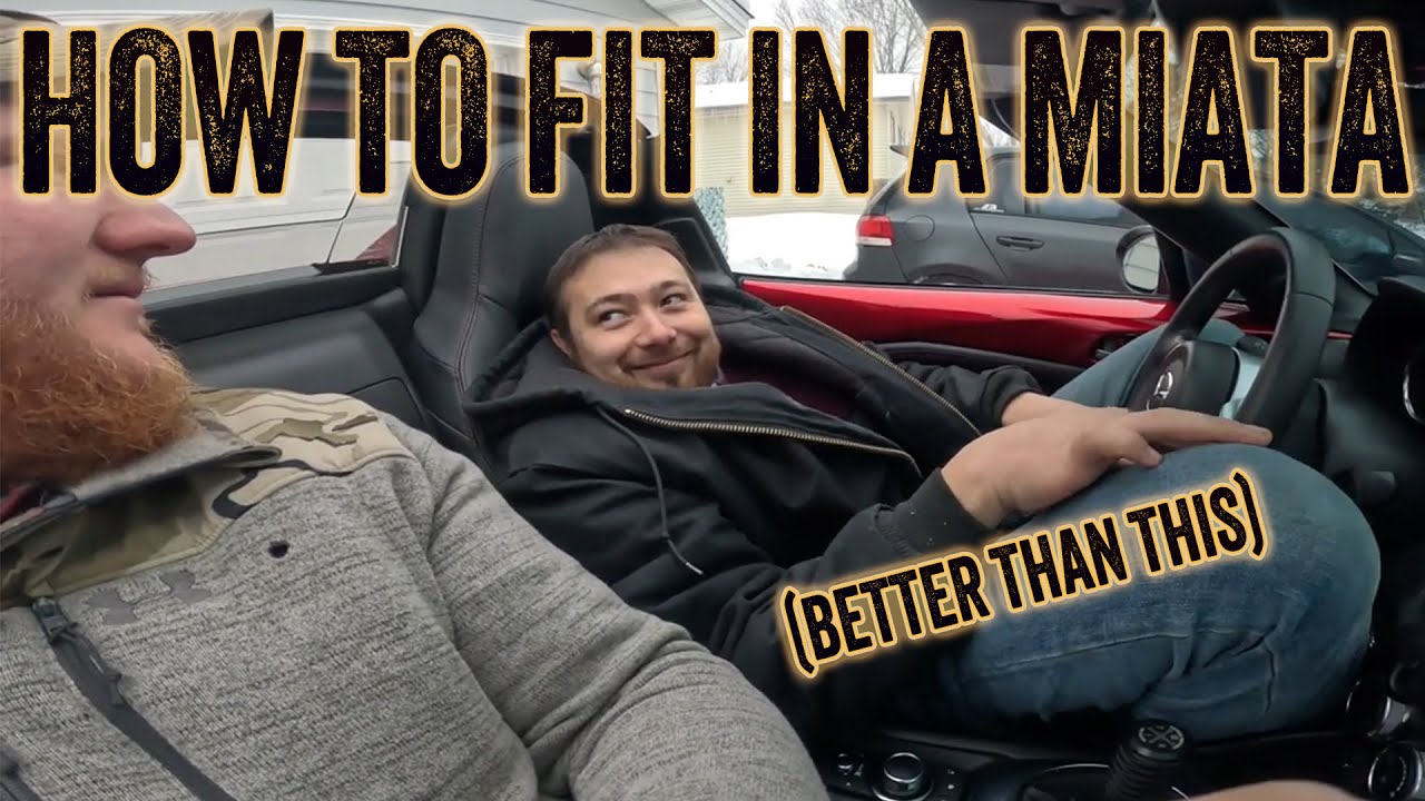 Give yourself some space - lower the seats in your ND Miata