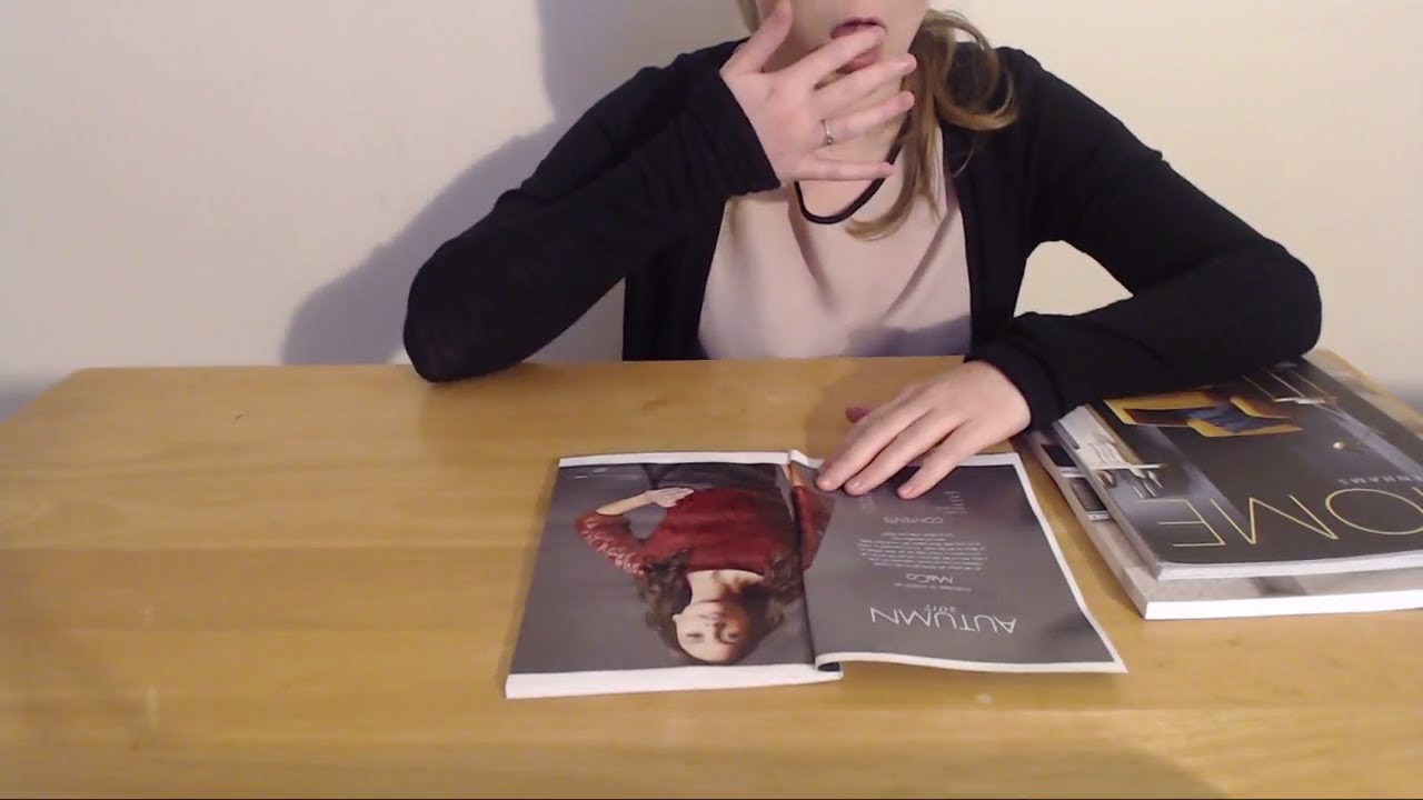 ASMR Finger Licking And Catalogue Page Turning (No Talking) Intoxicating Sounds Sleep Help Relax