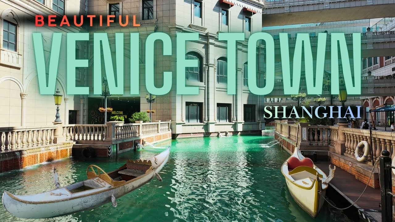 Exploring Venice Town Shanghai | European-Style City Vlog | Mini Venice in China #viral #travel