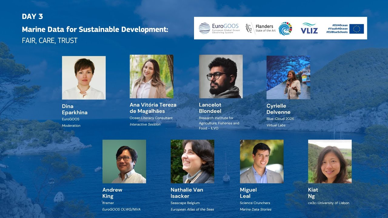Day 3:  ocean literacy, data accessibility and visualisation