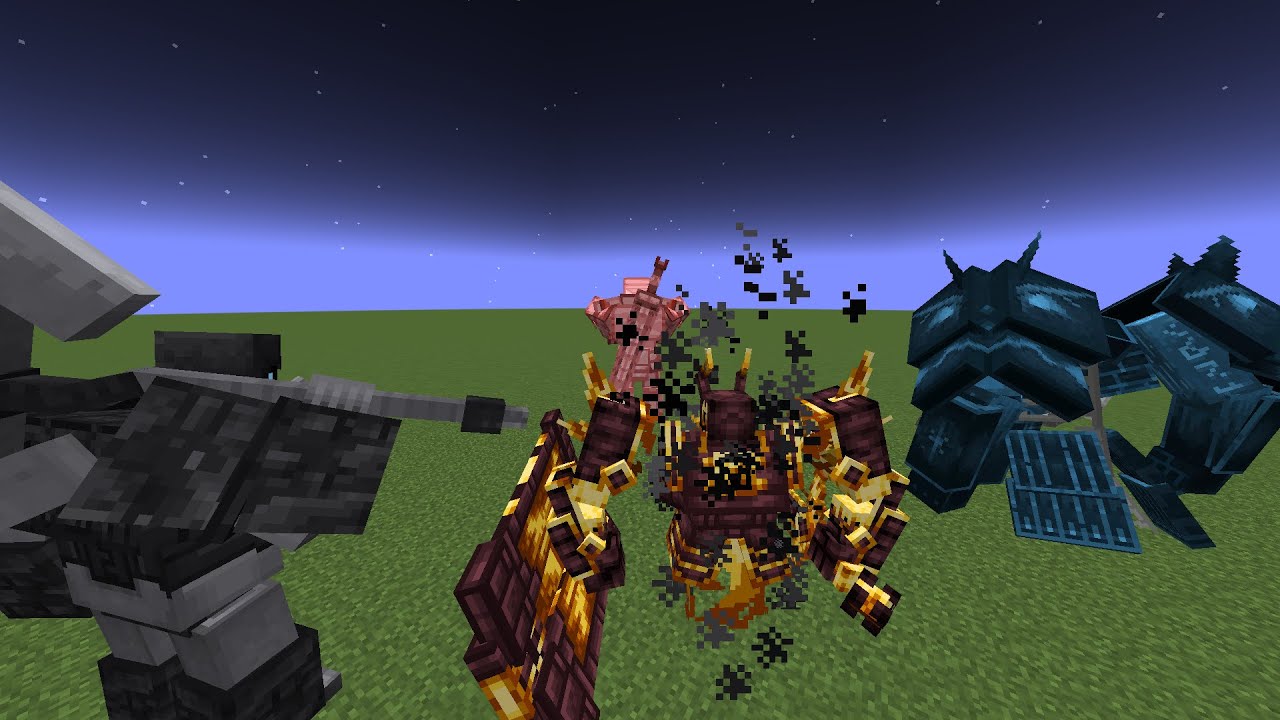 Ignis, Immortal, & Nameless Guardian vs Second Rounder Golem | Minecraft Mob Battles