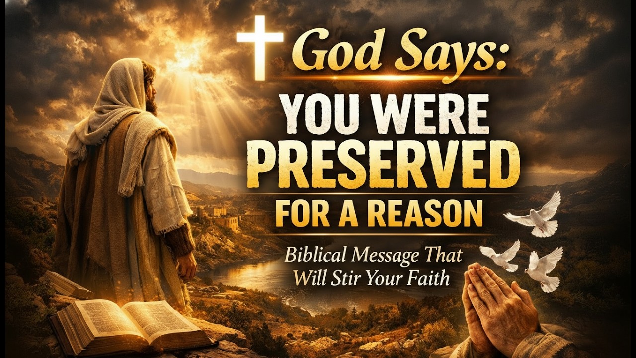 ✝️ God Says: You Were Preserved for a Reason | Biblical Message That Will Stir Your Faith