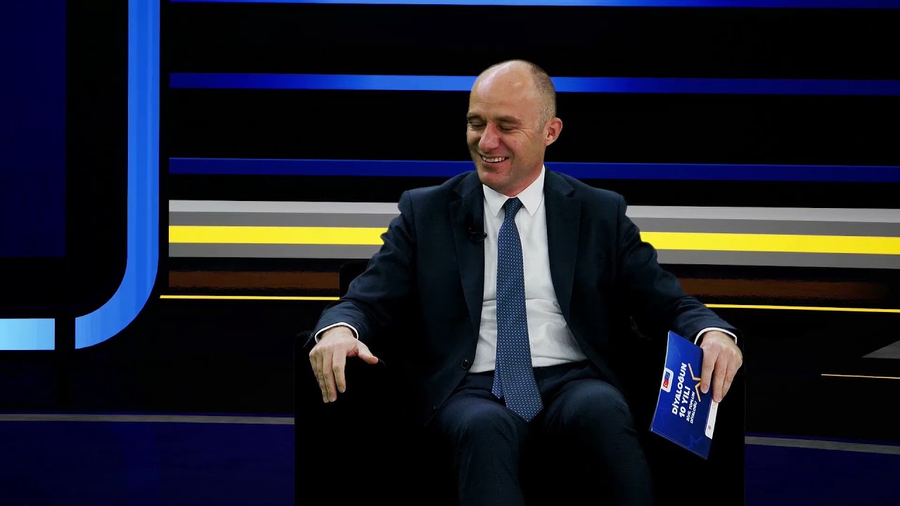 AB Başkanlığı Mali İşbirliği ve Proje Uygulama Gen. Müdürü Bülent Özcan ve Cüneyt Özdemir sohbeti