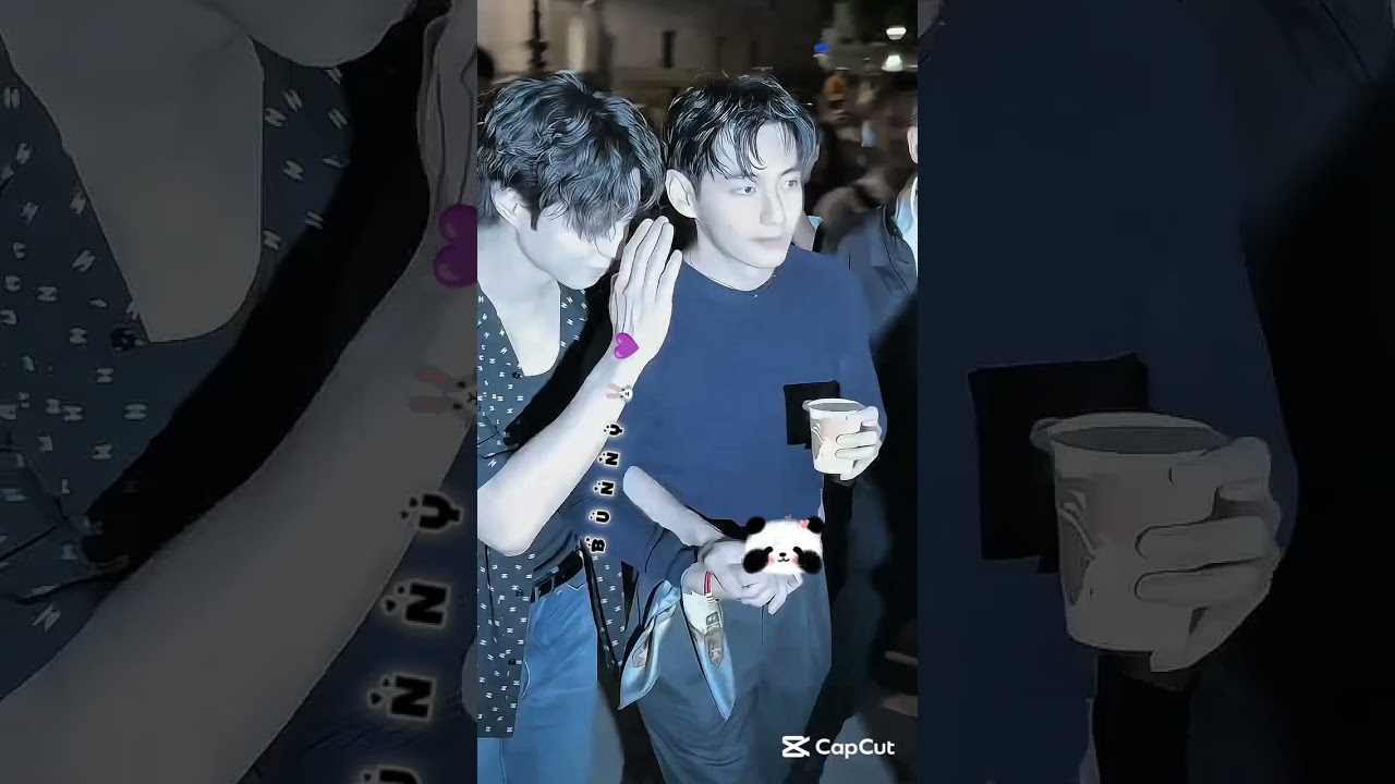 The way Taehyung held Bogum&rsquo;s hands and lead him to the car😭😭 #taehyung #shorts #parkbogum