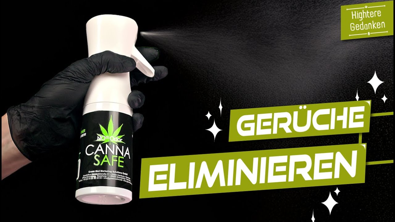 Cannabis Geruch entfernen! - Ob beim Grow oder Konsum, mit Canna Safe von NO&reg; Odor