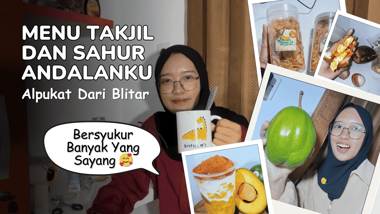 BIKIN TAKJIL SEDERHANA & Alpukat Dari @saktyawandwifamily1518 Selalu Jadi Menu Sahur Andalanku