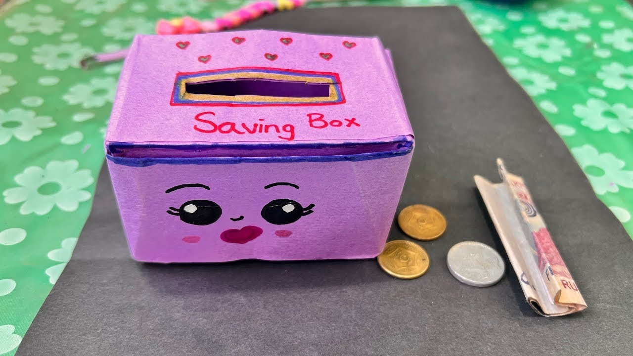 DIY Paper Money Saving Box for Eid | Easy Craft Tutorial | @Rashifyart 
