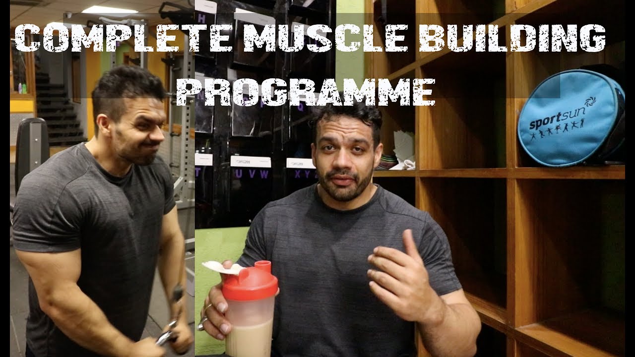 COMPLETE LEAN MUSCLE BUILDING PROGRAMME  |WORKOUT + DIET