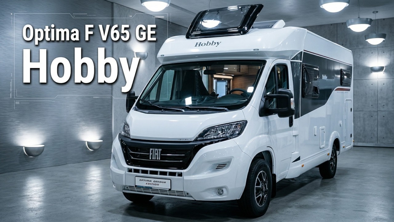 Hobby Optima Ontour Edition F V65 GE (2025) – Twin Beds, Smart Storage & Panoramic Views