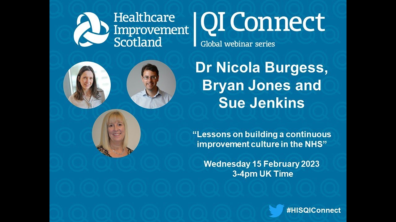 QI Connect with Nicola Burgess, Bryan Jones and Sue Jenkins, Wednesday 15 February 2023