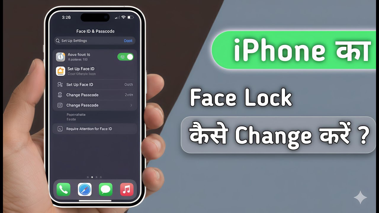 iPhone Ka Face Lock Kaise Change Kare