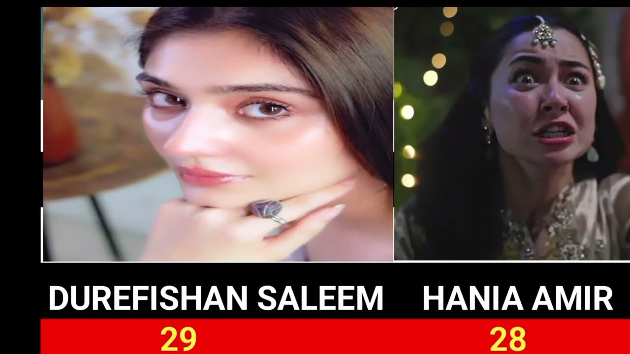 The Age Of Top Beautiful Pakistani Actresses In 2025 | 