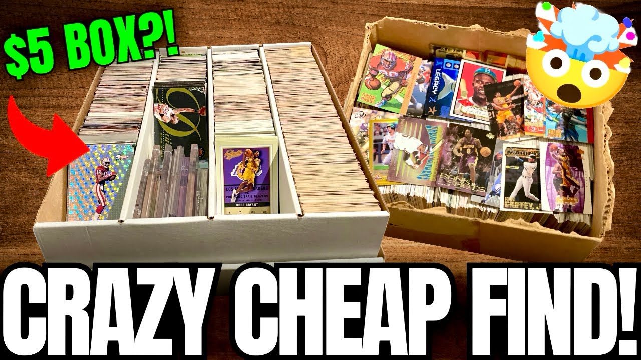 DEAL OF THE YEAR?! LOADED BOXES OF SPORTS CARDS FOUND AT ONLINE ESTATE SALE!